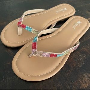 Xappeal Rainbow Sandals Size 6 (Ladies)
